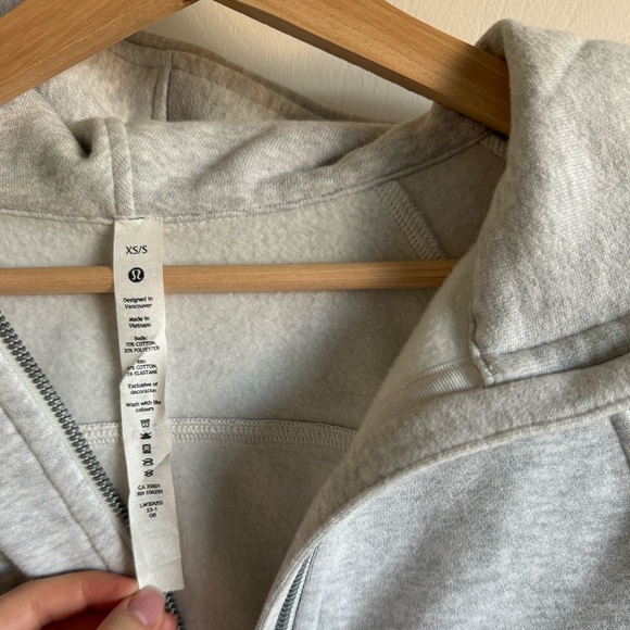 Lululemon Scuba Oversized Half-Zip Hoodie- XS/S - Picture 2 of 6